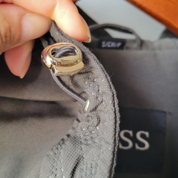 Guess S/CH Soft Shell Hooded Military Green Zip Women's Jacket Pockets Logo - Picture 5 of 13